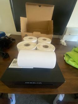 Rongta Thermal Label Printer with Label Rolls