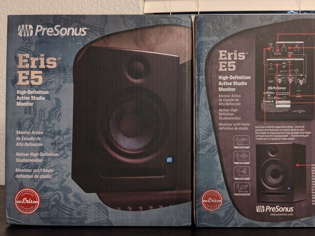 PreSonus Eris E5 High Definition Active Studio Monitors (Pair)