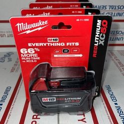Milwaukee M18 5.0ah Battery