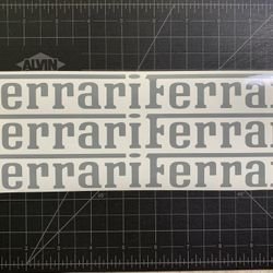 Ferrari Stickers (6-pack for $25)