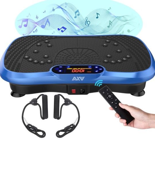 AXV Vibration Plate Fitness Platform Exercise Machine Vibrating Lymphatic Drainage Shaking Full Body Shaker