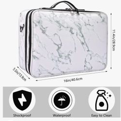 Large Makeup Travel Case Organizer