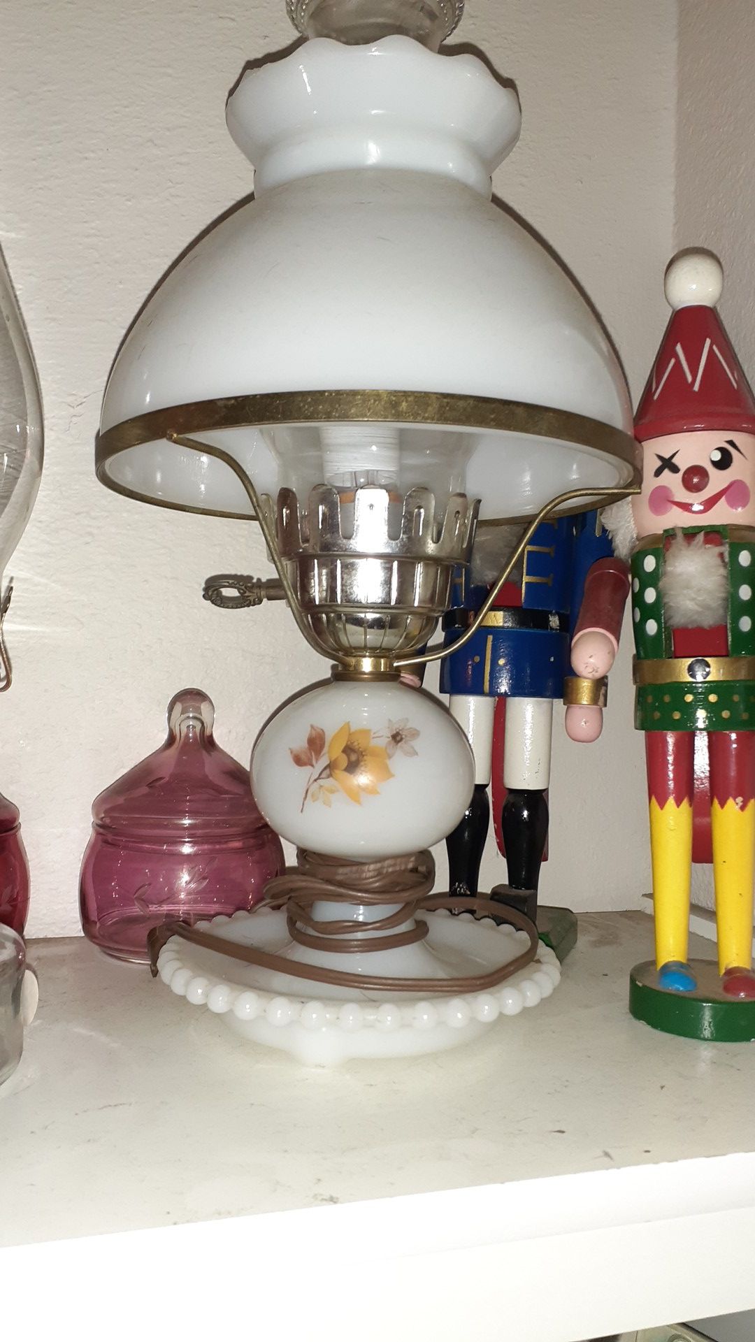 Antique table lamp.