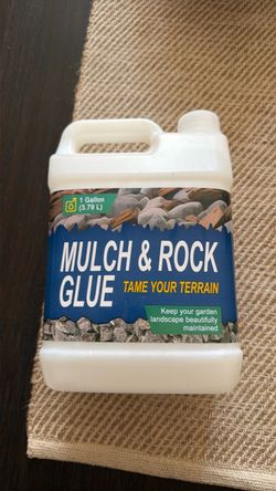Mulch Glue for Landscaping, 1 Gallon Binder for Bark & Wood Chips