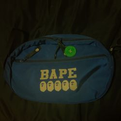 Bape Blue Shoulder Bag