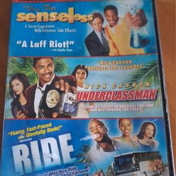 Nick Cannon 3 Movie DVD Senseless Underclassman Ride