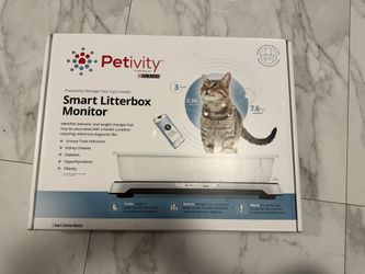 Petivity Smart litter Box Monitor System NEW