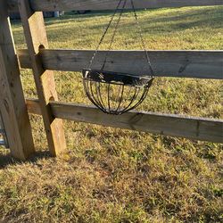 (x4) Metal Hanging Flower Baskets