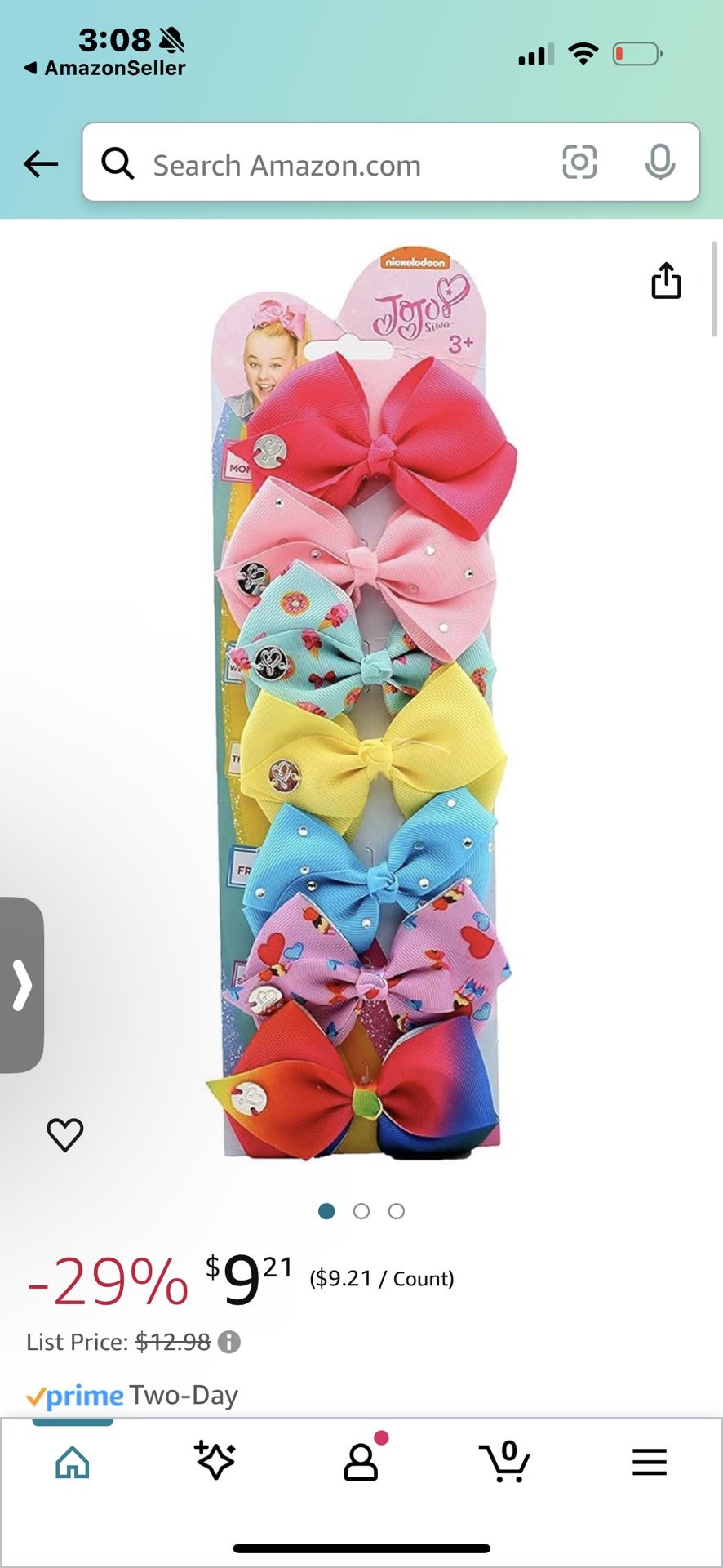 JoJo Bows 7 Clips Brand New