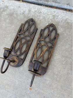 Metal candleholders