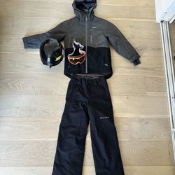 Youth Premium Ski Jacket, Pants, Helmet & Goggles