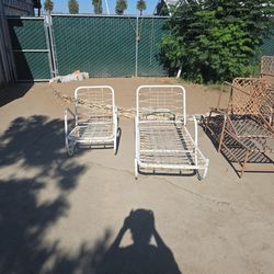 Antique Lawn Lounge Chairs