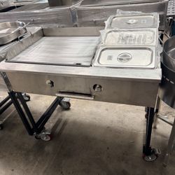 Taco Cart/Plancha para Tacos / Steamer / Catering/ Stove / taquizas / Estufa para tacos/ Comal/ Grid