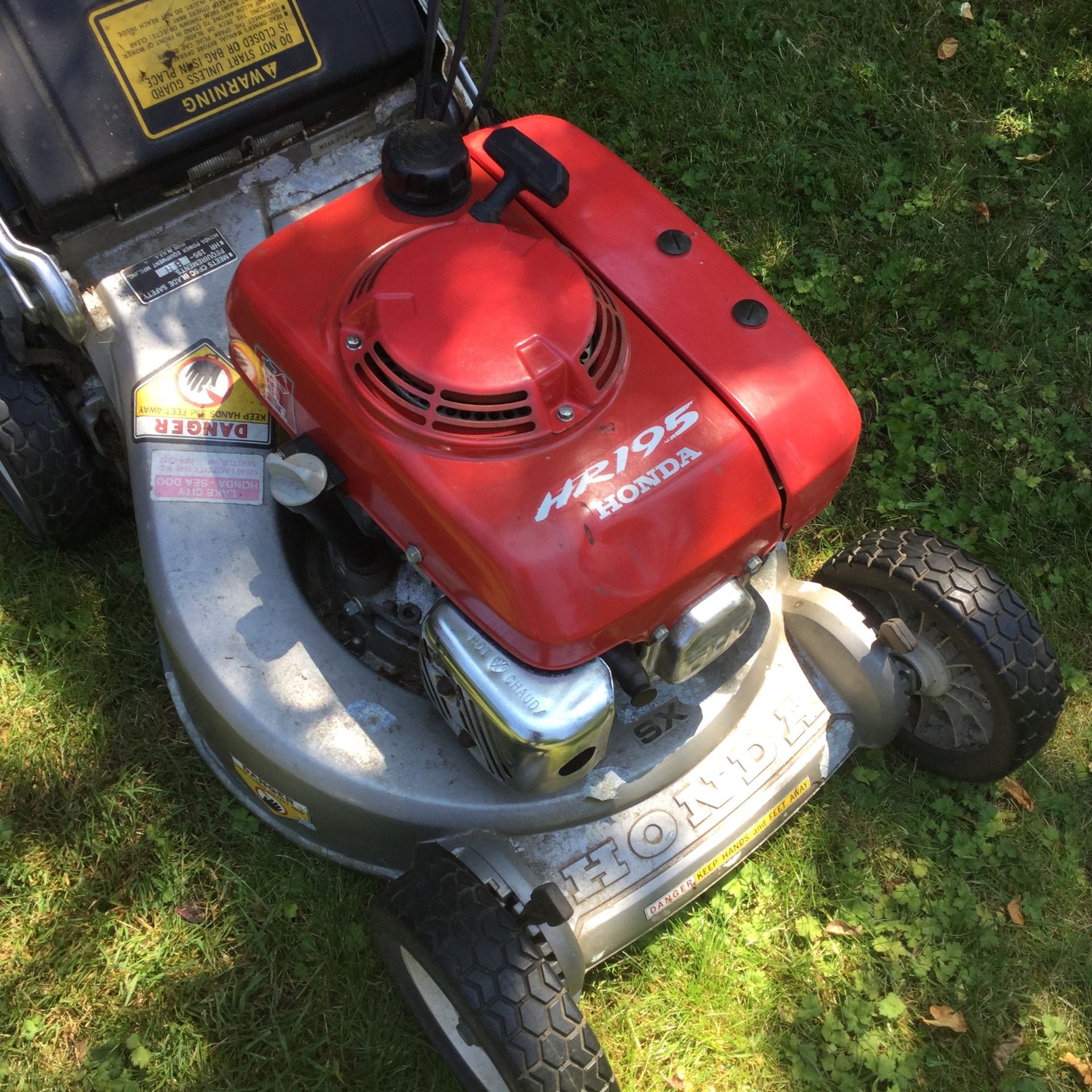 HR195 Honda Mower for Sale in Bothell WA OfferUp