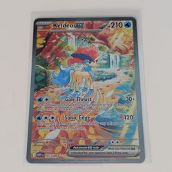 Keldeo ex pokemon card 167/086