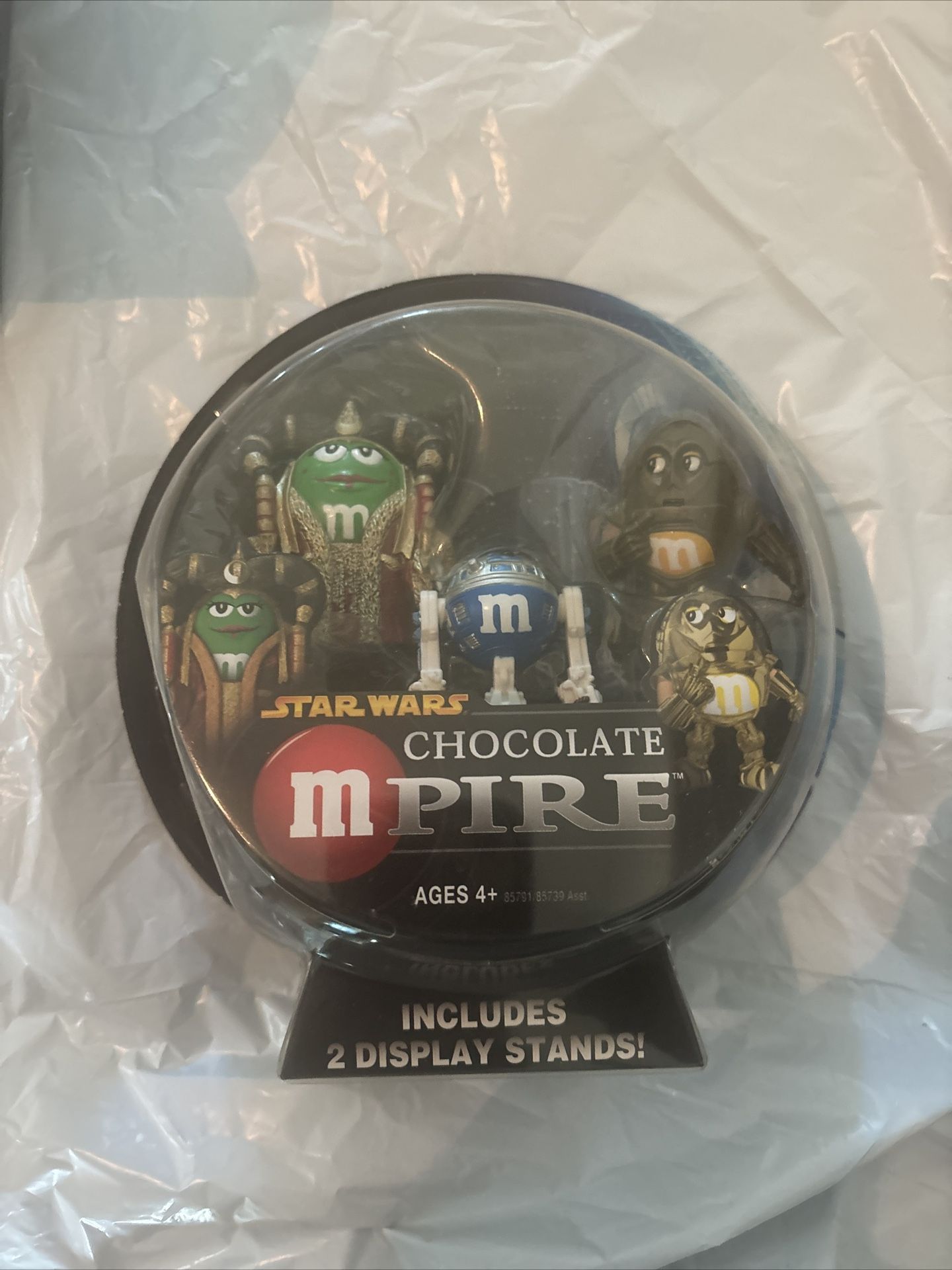 Star Wars M&Ms Chocolate Empire Mpire Figures MIP NEW C3PO R2D2 Queen toys 2005
