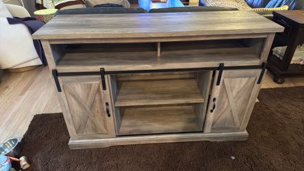 Coffee table, end table and entertainment center set