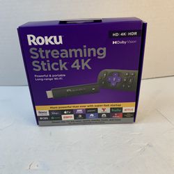 Roku Streaming Stick 4K Voice Remote Long-Range Wi-fi 