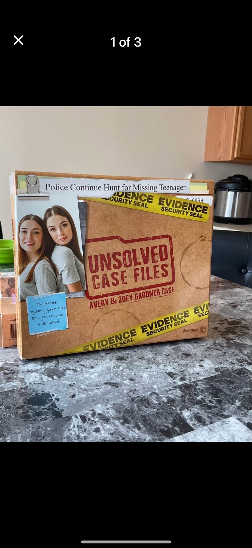 unsolved case files / cold case murder mystery game