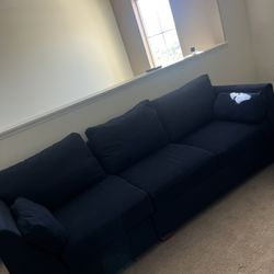 Navy Blue Couch 