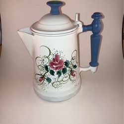 Decorative Tea Kettle With Floral Design