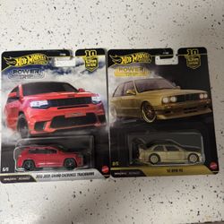 Hot Wheels Premium Power Trip  BMW M3 92’ Chase and  Jeep Trackhawk