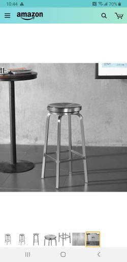 Steel bar stool