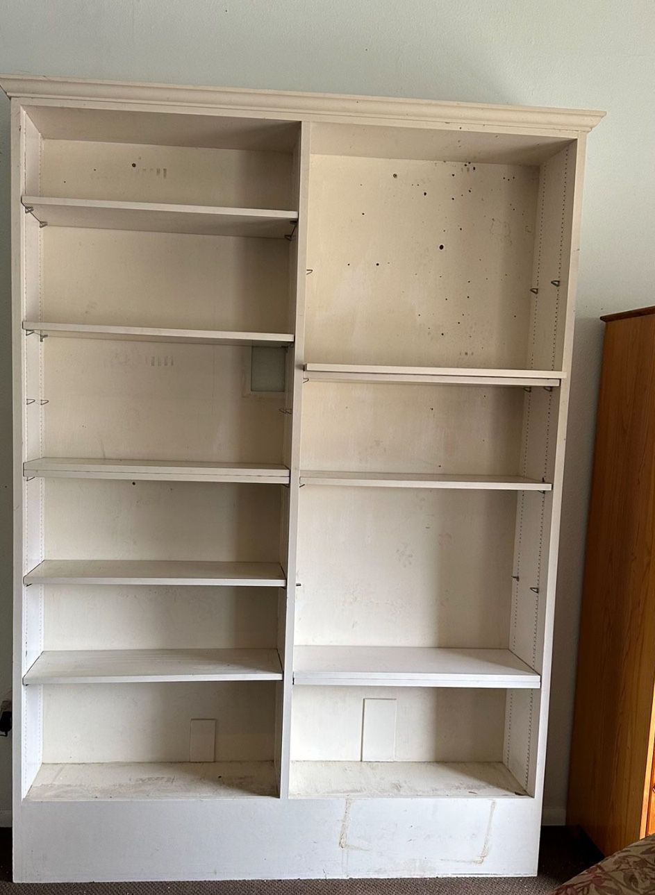 Large Bookshelf  - Sturdy- Must Haul On Your Own By 4/29/24