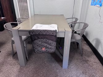 Table and chairs