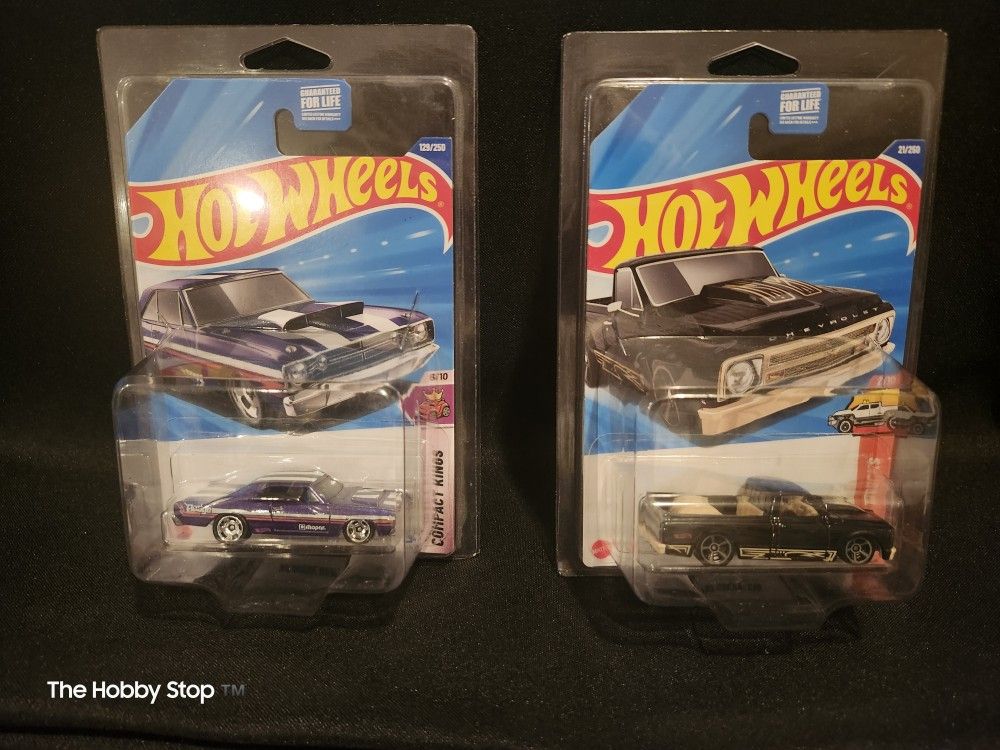 Hot Wheels Chevy Truck & Dodge Dart