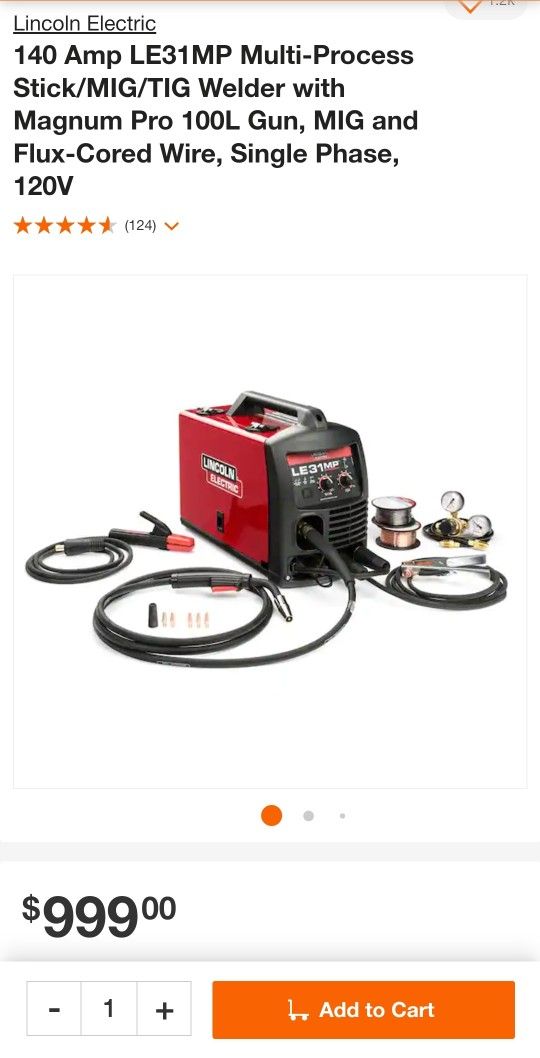 Lincol Electric Multi Purpose Welder