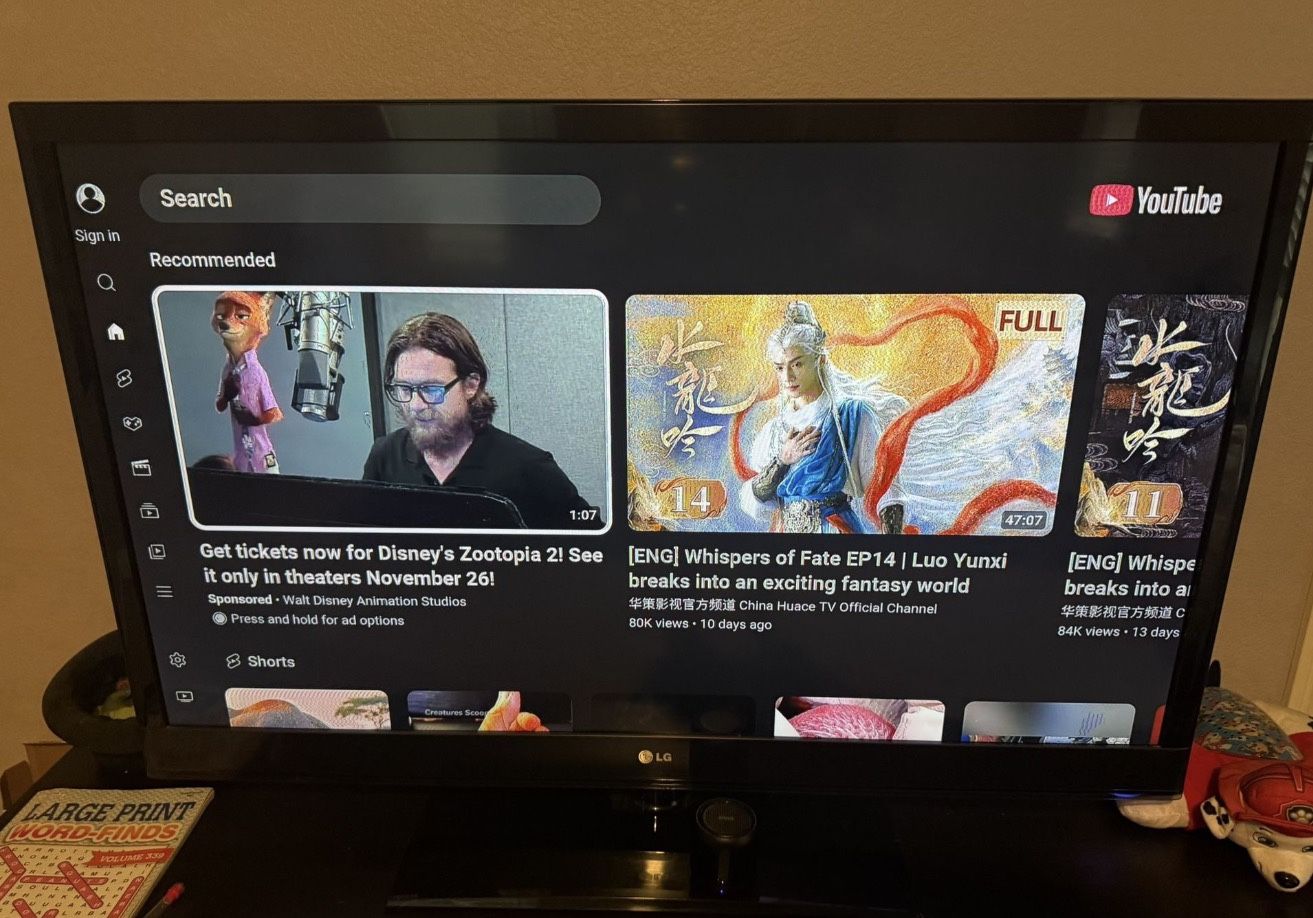 47in LG HD TV with Bluetooth Speaker And Amazon FireTV Stick And Remote