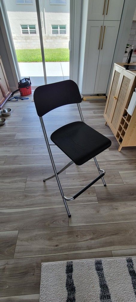 IKEA Folding Stool With Back