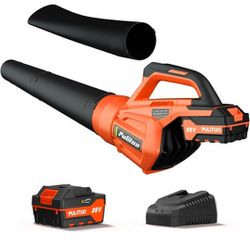 20V Cordless Leaf Blower with 4.0Ah Battery and Charger

