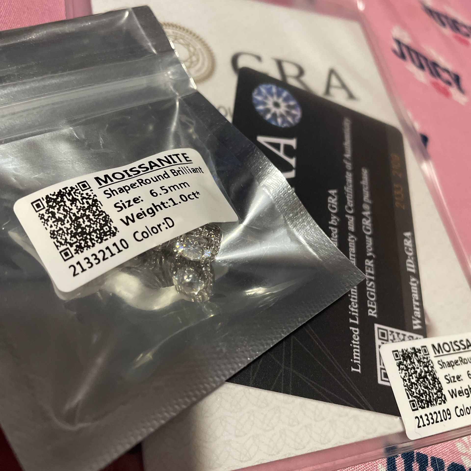 Diamond Earrings With Certification