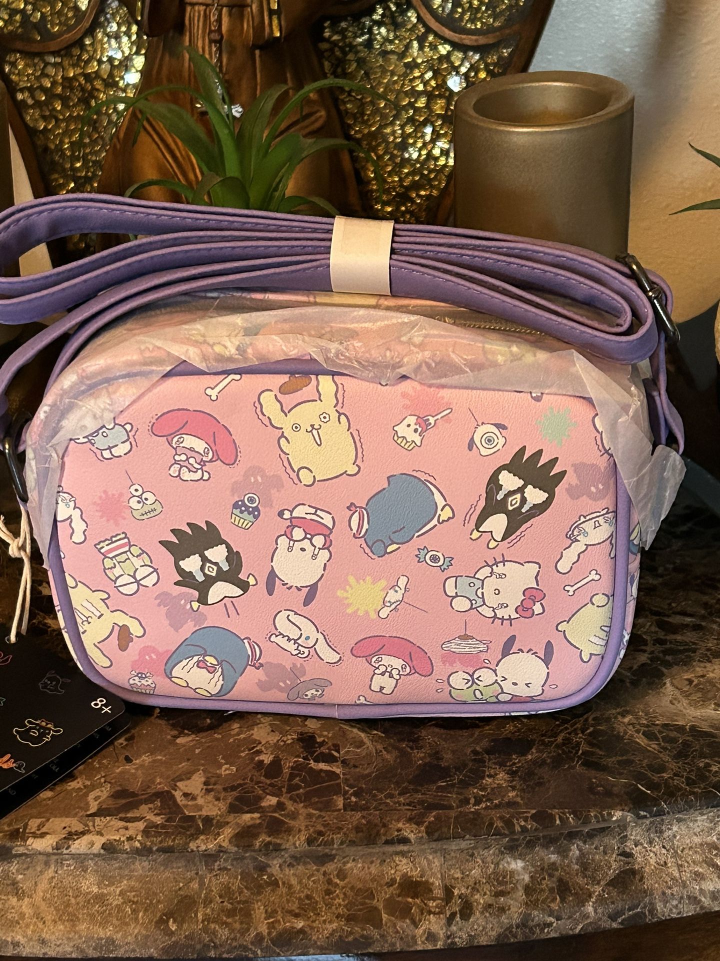 Sanrio Loungefly Hello Kitty And Friends Scared Crossbody Backpack