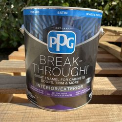 Break-Through! 1 gal. Base 1 Satin Door, Trim & Cabinet Paint
