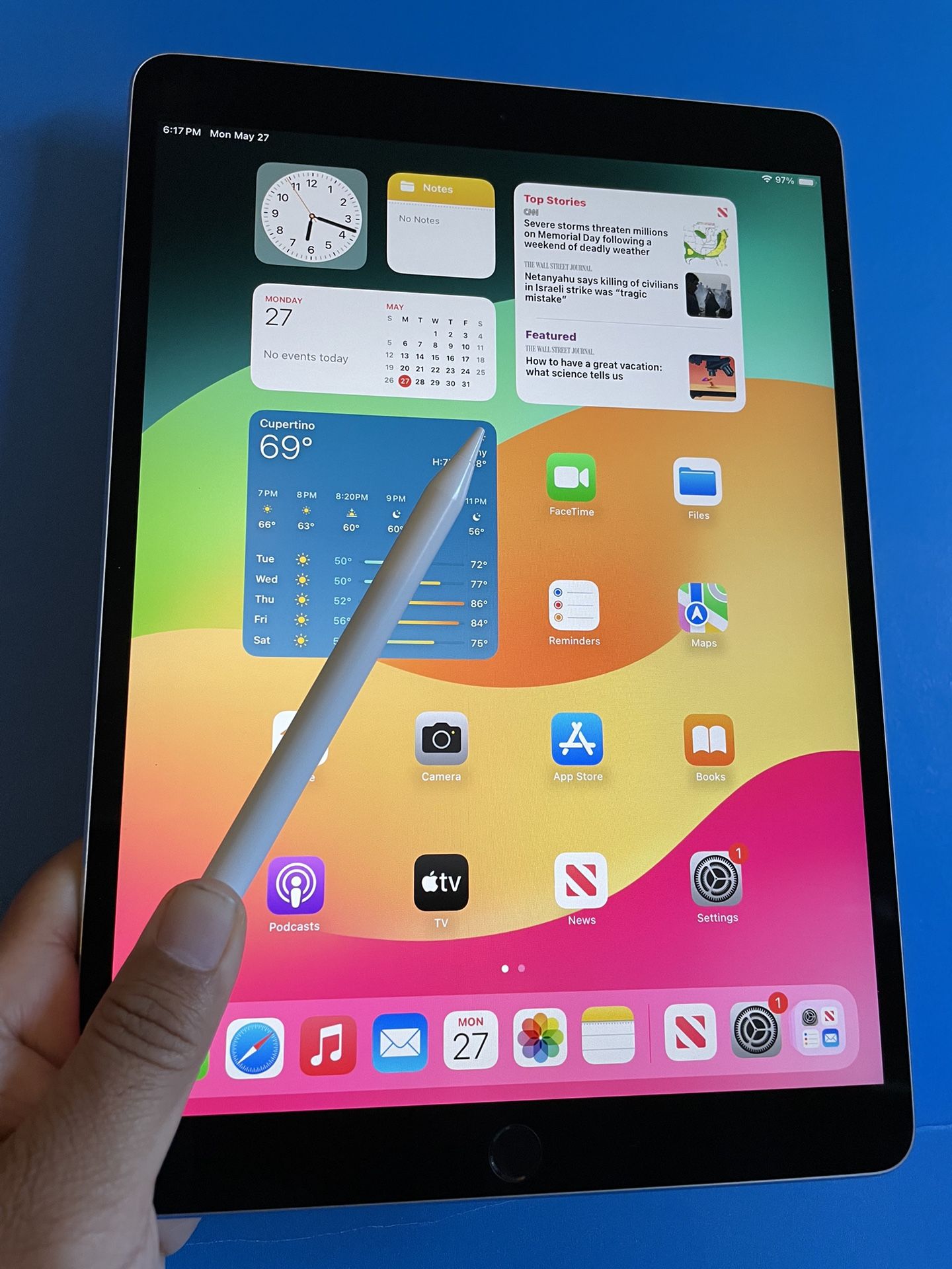 Apple IPad Pro 10.5” (Retina Display/ Latest IOS 17) 64GB with