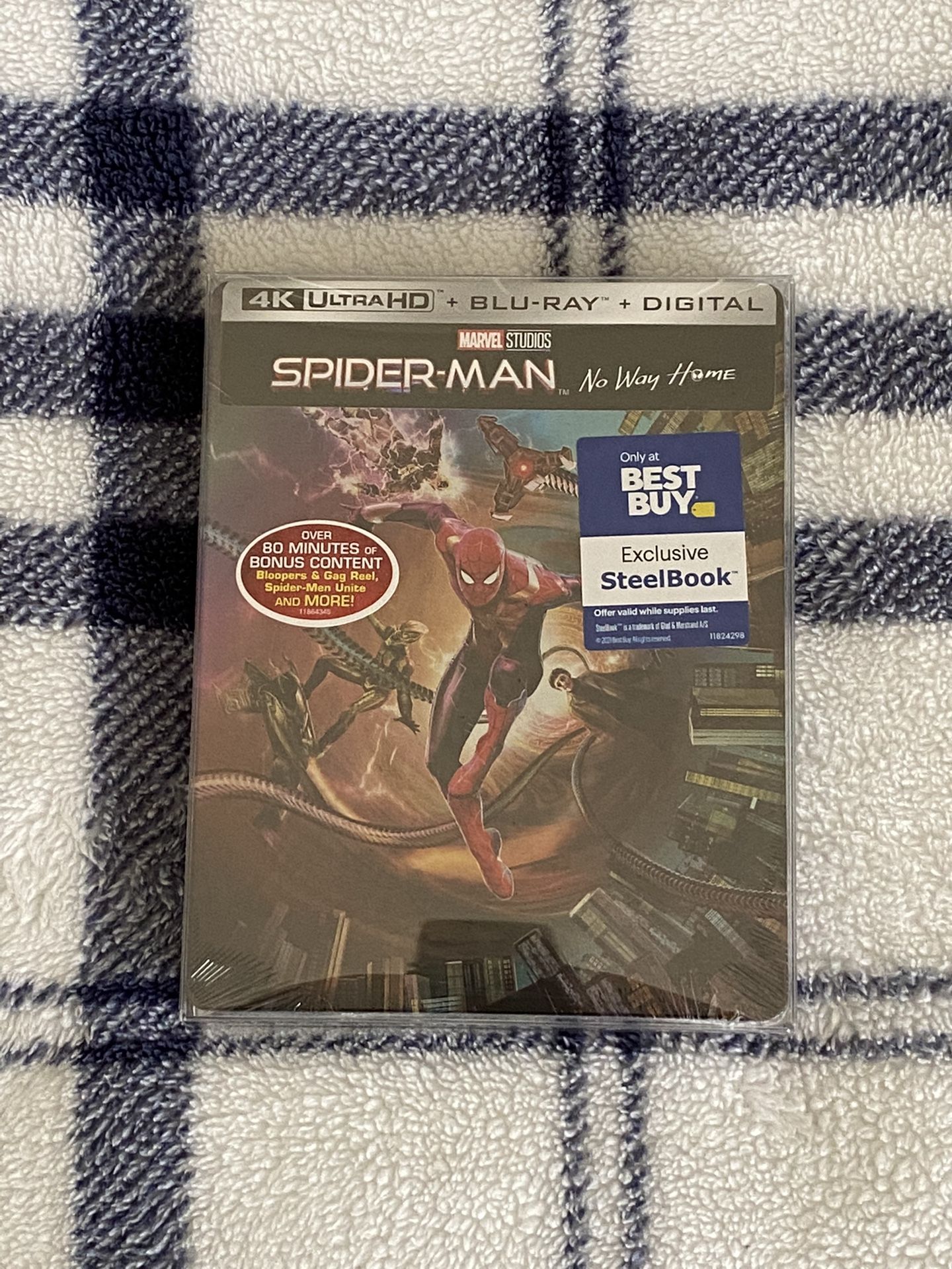Brand New Sealed 4K Spider-Man No Way Home Best Buy Exclusive Steelbook