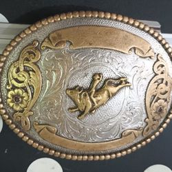 Vintage Montana Silversmiths Belt Buckle