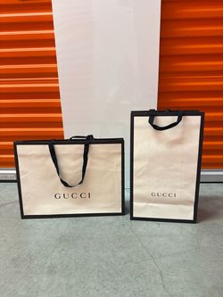 GUCCI Authentic Designer Shopping Bags – 2 Sizes