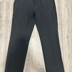 Adidas Black Pants Size M/L Stretch Golf Dress Pants