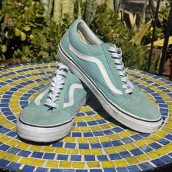 Vans Shoes Blue White Teal