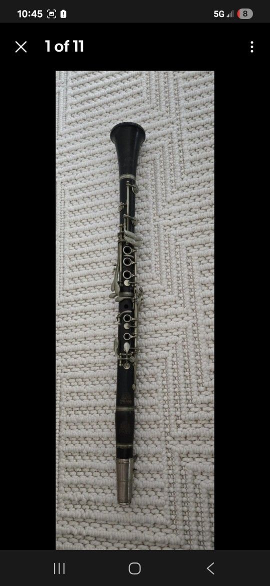 Orsi Wood Bb Clarinet, Full Boehm System