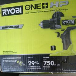 Ryobi 18v Brushless 1/2 Hammer Drill 
