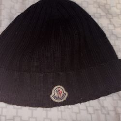 Black Moncler Beanie