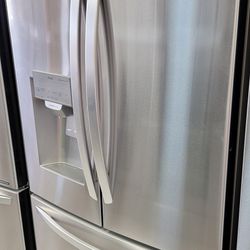 Stainless French Door Cooling And Freezing With Warranty Take It Home Today 🏡 