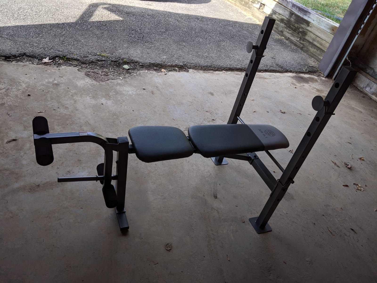 Gold's Gym XR 6.1 Multi-Position Weight Bench with Leg Developer