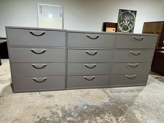 OFFICE/HOME FILE CABINET 4 DRAWERS LATERAL METAL FILE