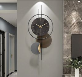 Decorative clock with light new